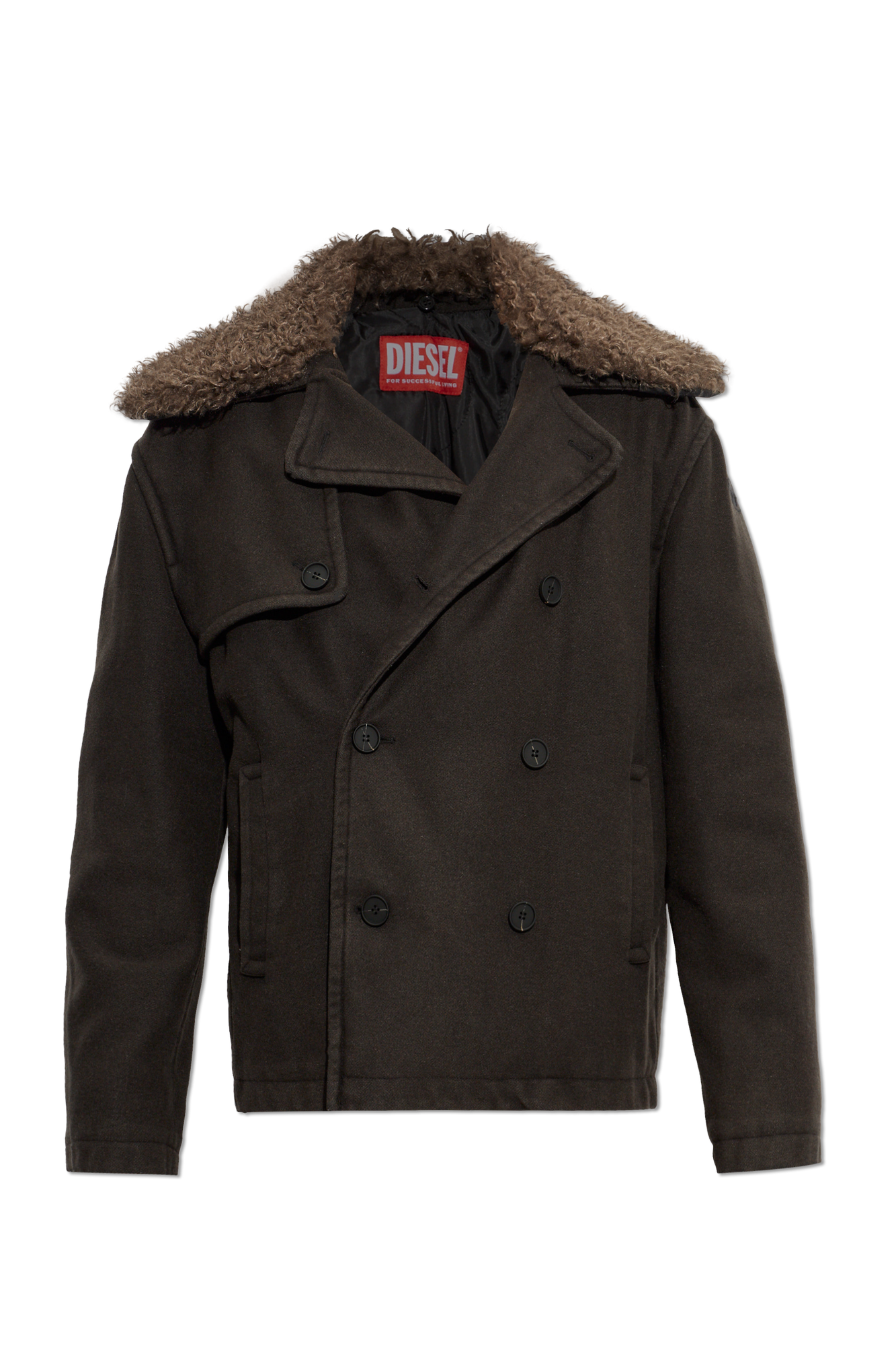 Diesel Wool Coat 'W-JAKE-QMCH' | Men's | Vitkac